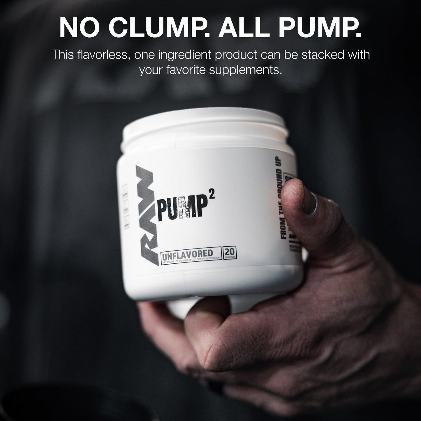 RAW Pump2 Pre Workout | Glycerol Pump Pre Workout Supplement, Pair Pump Supplement for Best Results Or Any Preworkout Powder | Enhanced Hydratio