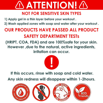 Elitribe Hot Cream Sweat Workout Enhancer Gel - Fat Burning, Cellulite & Firming Body ElitribeBuy Supplements Australia