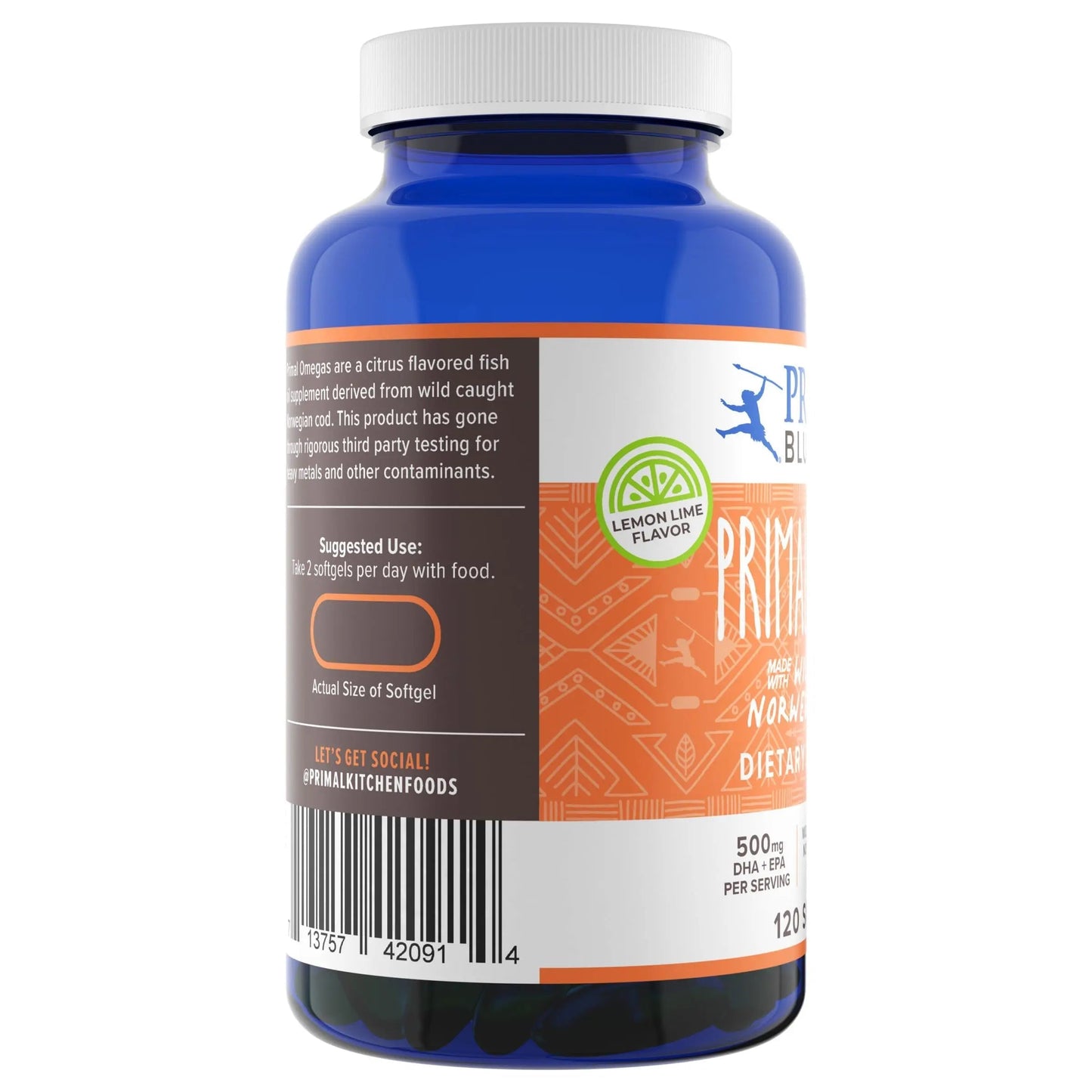 Primal Blueprint Primal Omegas, Omega-3 Fatty Acid Daily Supplement, 120 Count Primal BlueprintBuy Supplements Australia