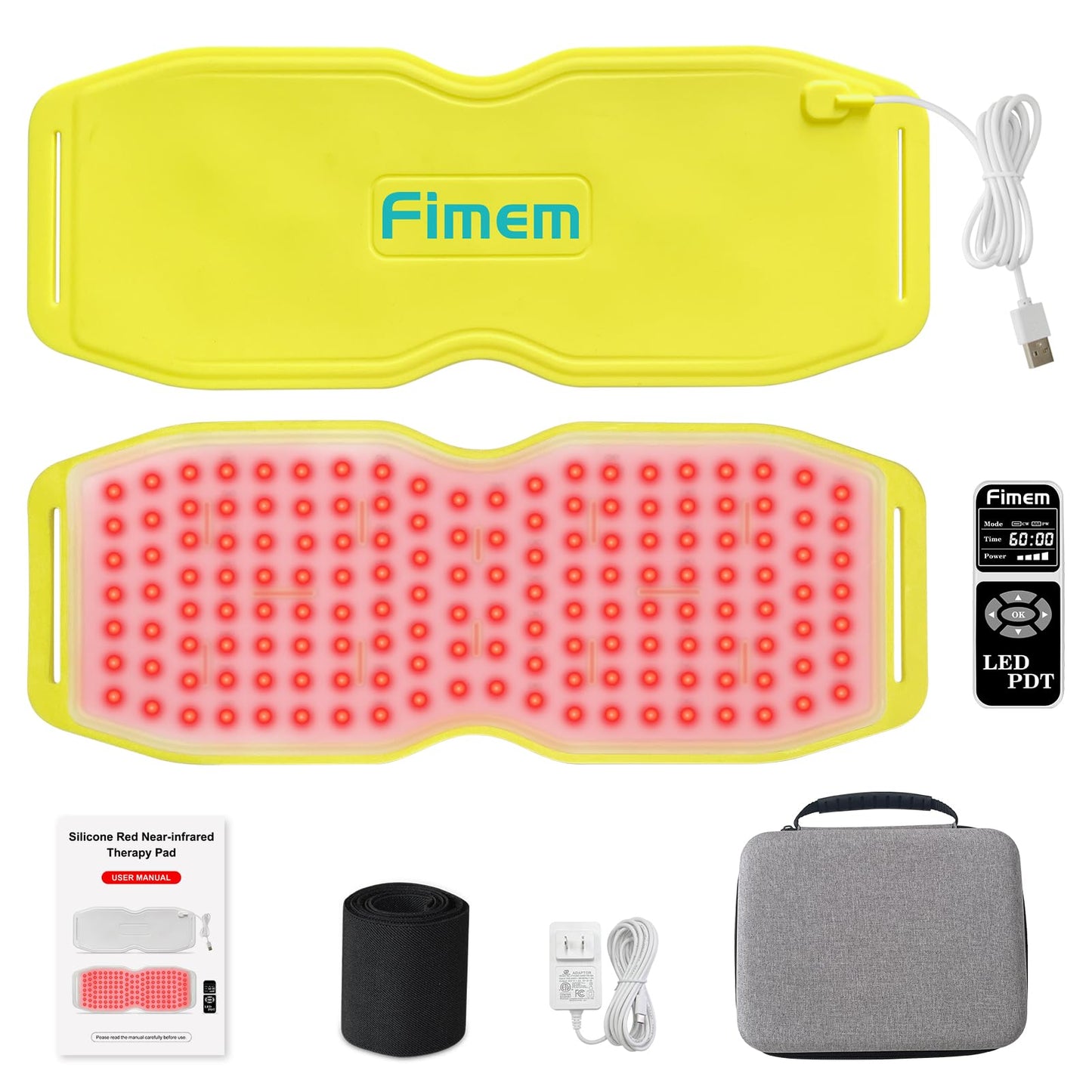 Fimem Red Light Therapy Belt 660nm 850nm 940nm, Red Light Therapy Device for Back, Infrared Light Therapy FimemBuy Supplements Australia