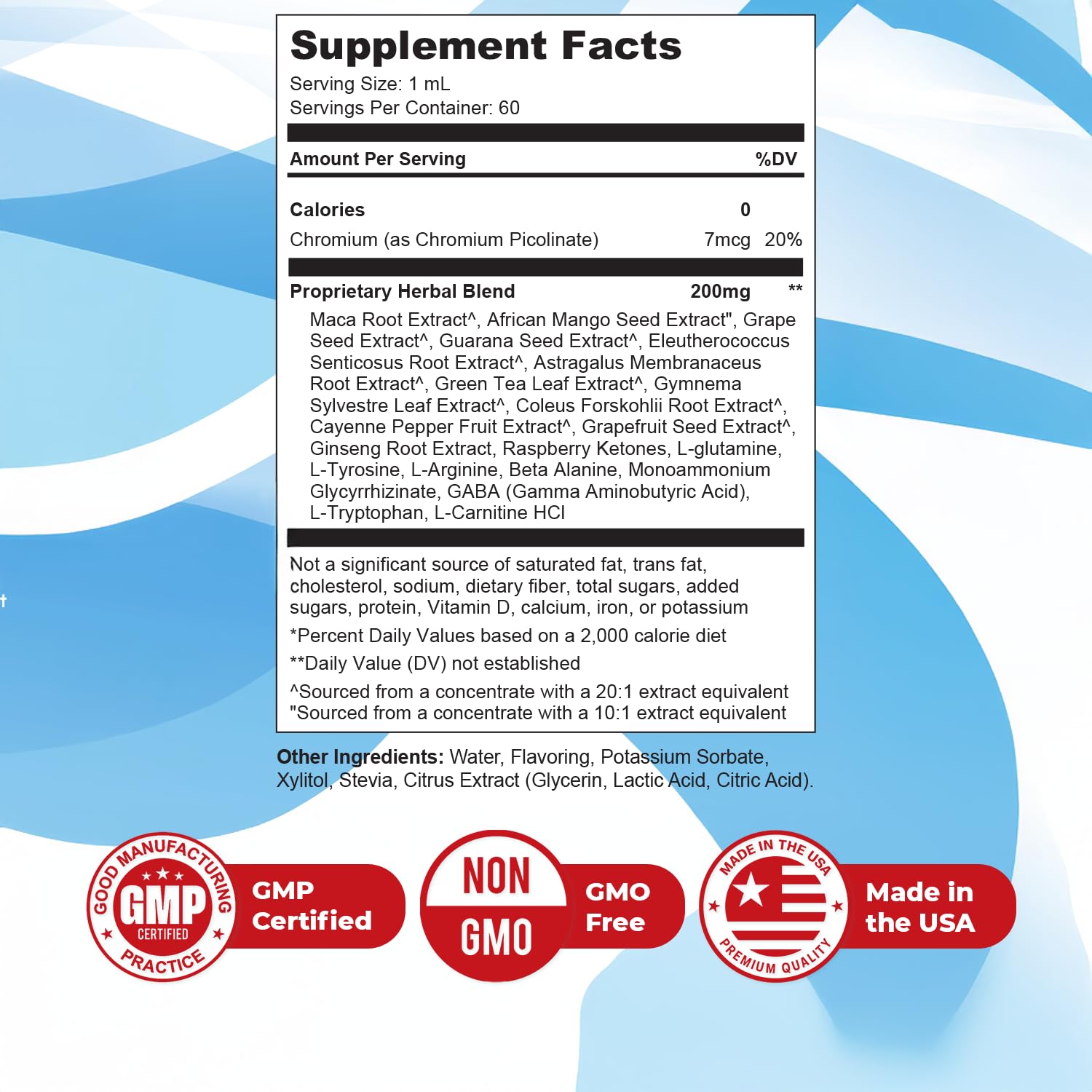 GLP Drops – 100% Natural Herbal Supplement with Maca, Grape Seed, Green Tea & More – Made in USA, Non-GMO, Easy-to-Take Liquid Formula – 60mL (2oz), 30 Servings, 1 Month Supply OrbyBuy Supplements Australia