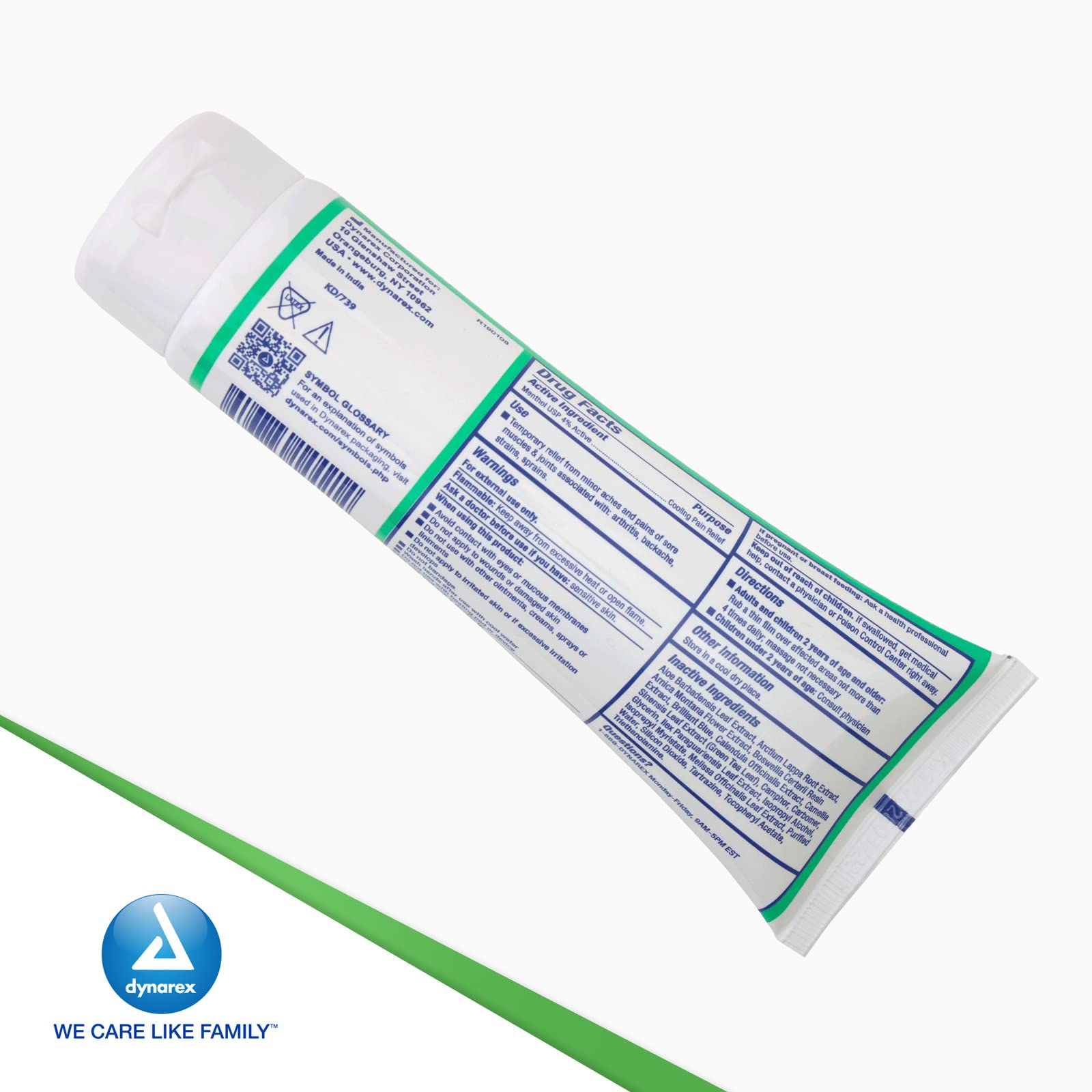 Dynarex X-treme Freeze Pain Relieving Cold Therapy Gel 4oz. Tube 1442 DynarexBuy Supplements Australia