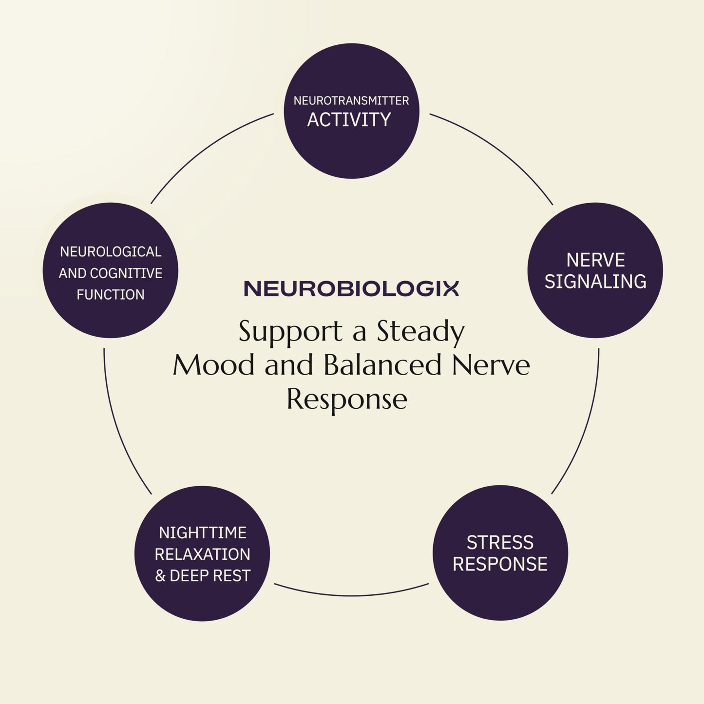 Neurobiologix Neuro Calm & Rebalance, L Theanine, Magnesium, Zinc & Kava Kava Complex for Calm Mood Balance and Stress Support, GABA Activity Support Supplement, Gluten Free, Vegetarian, 90 Capsules NeurobiologixBuy Supplements Australia