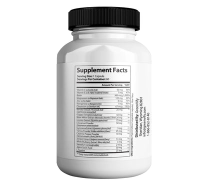 GREENVIFY Bazopril Max Maximum Strength Dietary Supplement, 60 Capsules, with Herbal Blend, Vitamins & Minerals (1) GREENVIFYBuy Supplements Australia