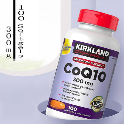 CARZIX CoQ10 300mg,100 Softgels-Helps Maintain Healthy Blood Pressure，Romotes CARZIXBuy Supplements Australia