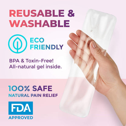 Reusable Perineal Ice Packs with Washable Sleeves – for Hemorrhoids, Postpartum Vaginal Pain PhysioNaturalBuy Supplements Australia