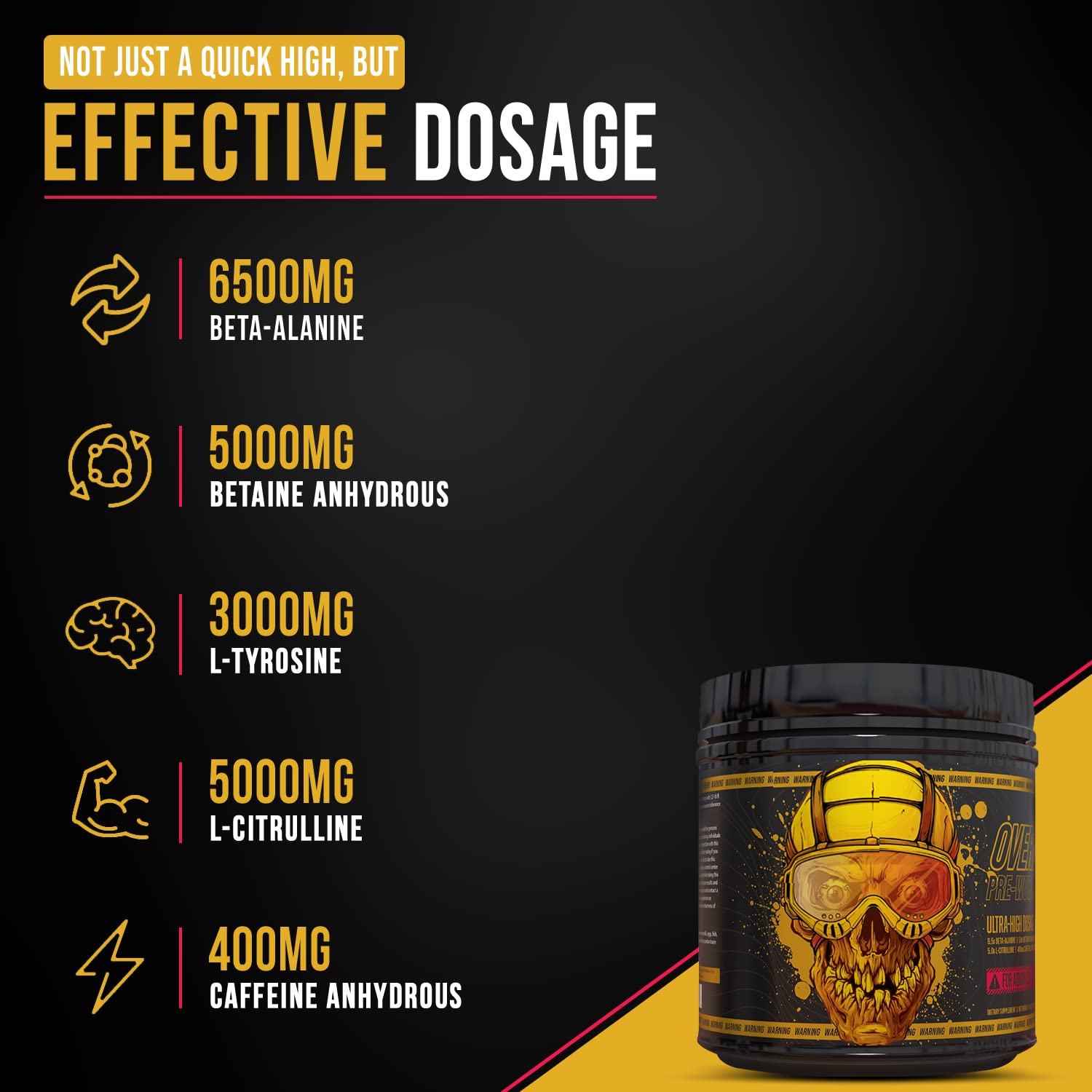 OVERDOS3D Pre-Workout Powder | Ultra-High Dosage | for Advanced Users ONLY Heath SecretBuy Supplements Australia