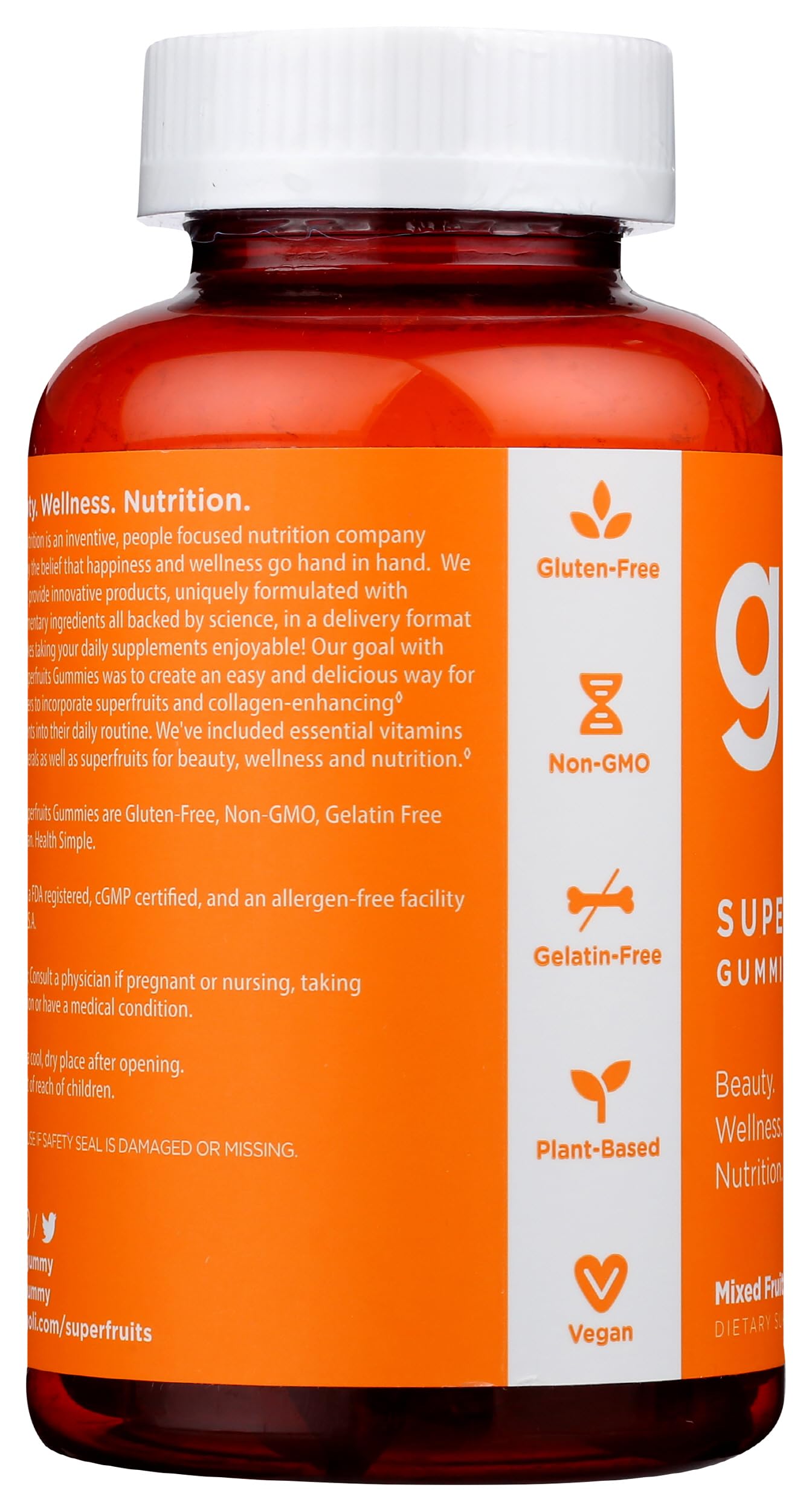 Goli Nutrition, Gummies Superfruits Mixed Fruit, 60 Count GoliBuy Supplements Australia
