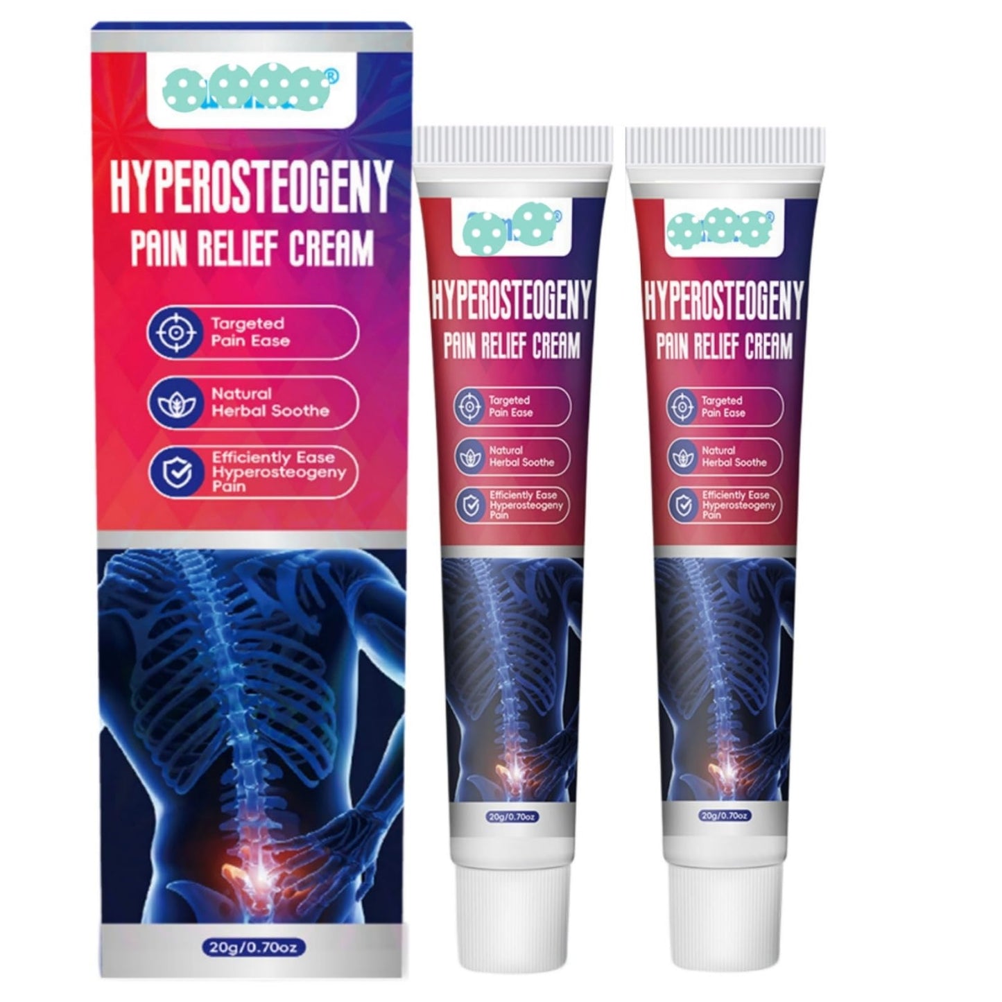 MOSYFEIBI Hyperosteogeny Pain Relief Cream - Natural Herbal Soothing Cream for Joint, Back, Neck & Knee Discomfort, Gentle Topical Massage Cream for Targeted Comfort (2 Boxes) MOSYFEIBIBuy Supplements Australia