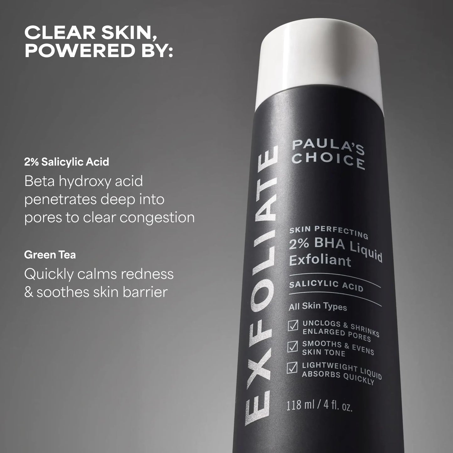 Paulas Choice--SKIN PERFECTING 2% BHA Liquid Salicylic Acid Exfoliant--Facial Exfoliant