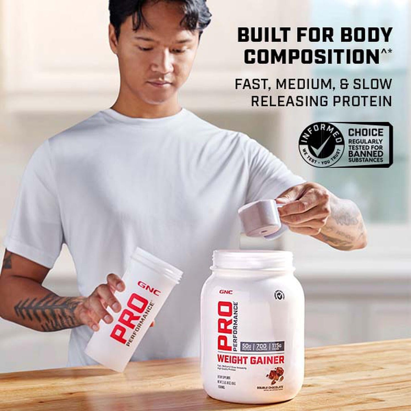 GNC Pro Performance Weight Gainer - Strawberries and Cream, 6 Servings, Protein to Increase GNCBuy Supplements Australia