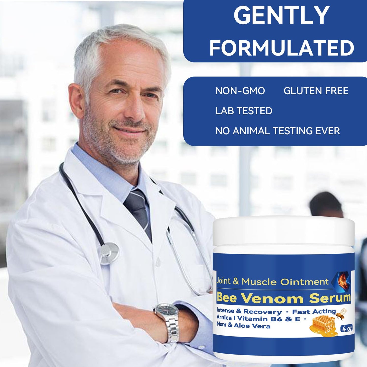 Cedonivor Bee Venom Joint and Bone Cream, Bee Venom Joint Relief Cream Joint Care for Knee, Neck, Back, Hands, Feet Moisturizer CedonivorBuy Supplements Australia