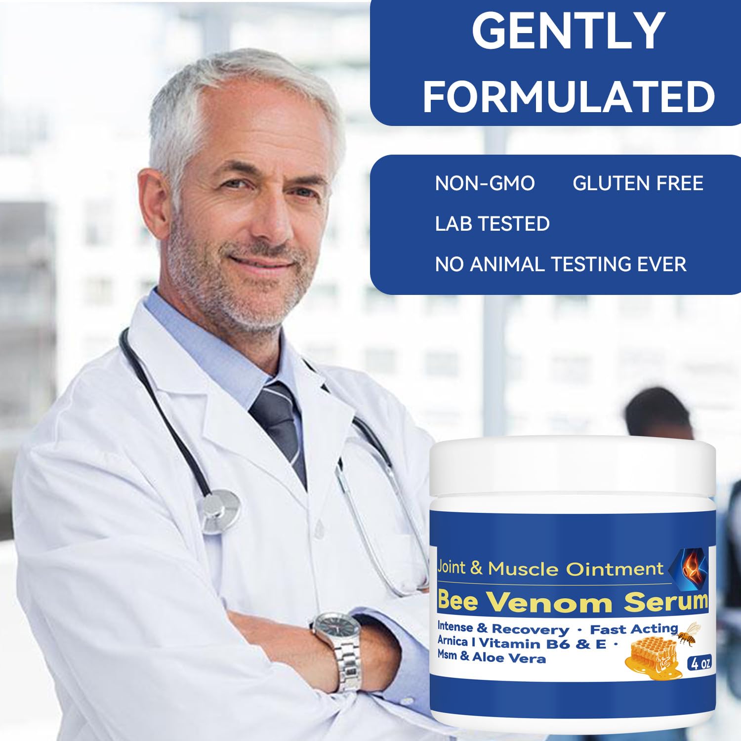 Cedonivor Bee Venom Joint and Bone Cream, Bee Venom Joint Relief Cream Joint Care for Knee, Neck, Back, Hands, Feet Moisturizer CedonivorBuy Supplements Australia