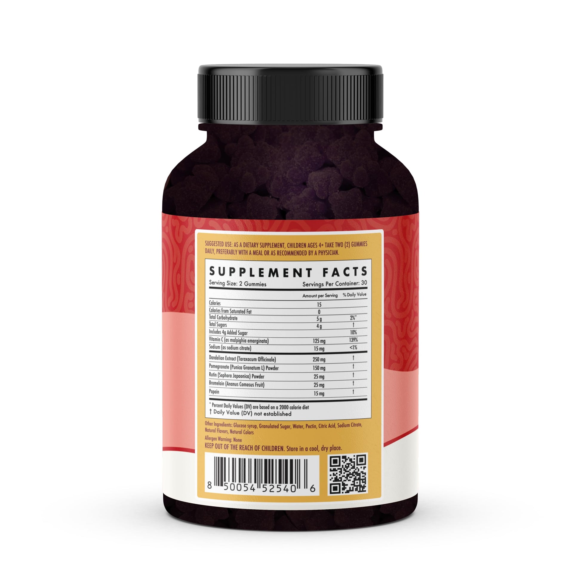 Kids Naturals Spike Support Gummies – Year-Round Wellness with Vitamin C, D & Zinc | 60ct (1 Month Supply) The Wellness CompanyBuy Supplements Australia