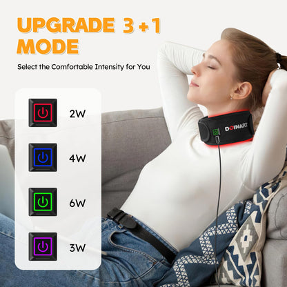 Doinart Red Light Therapy Belt for Neck, Portable Near Infrared Light Therapy for Face DoinartBuy Supplements Australia