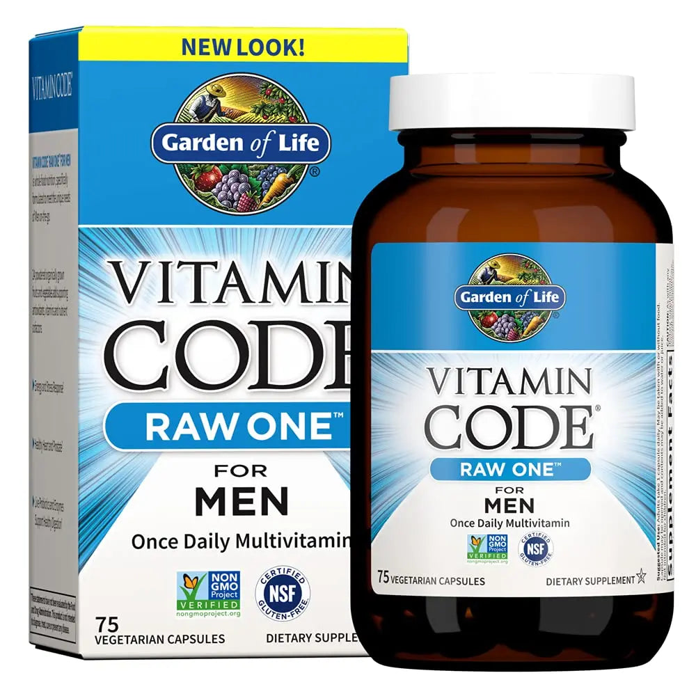 Garden of Life Vitamin Code Women's and Men's Multivitamins Bundle, 120+75 Capsules Garden of LifeBuy Supplements Australia