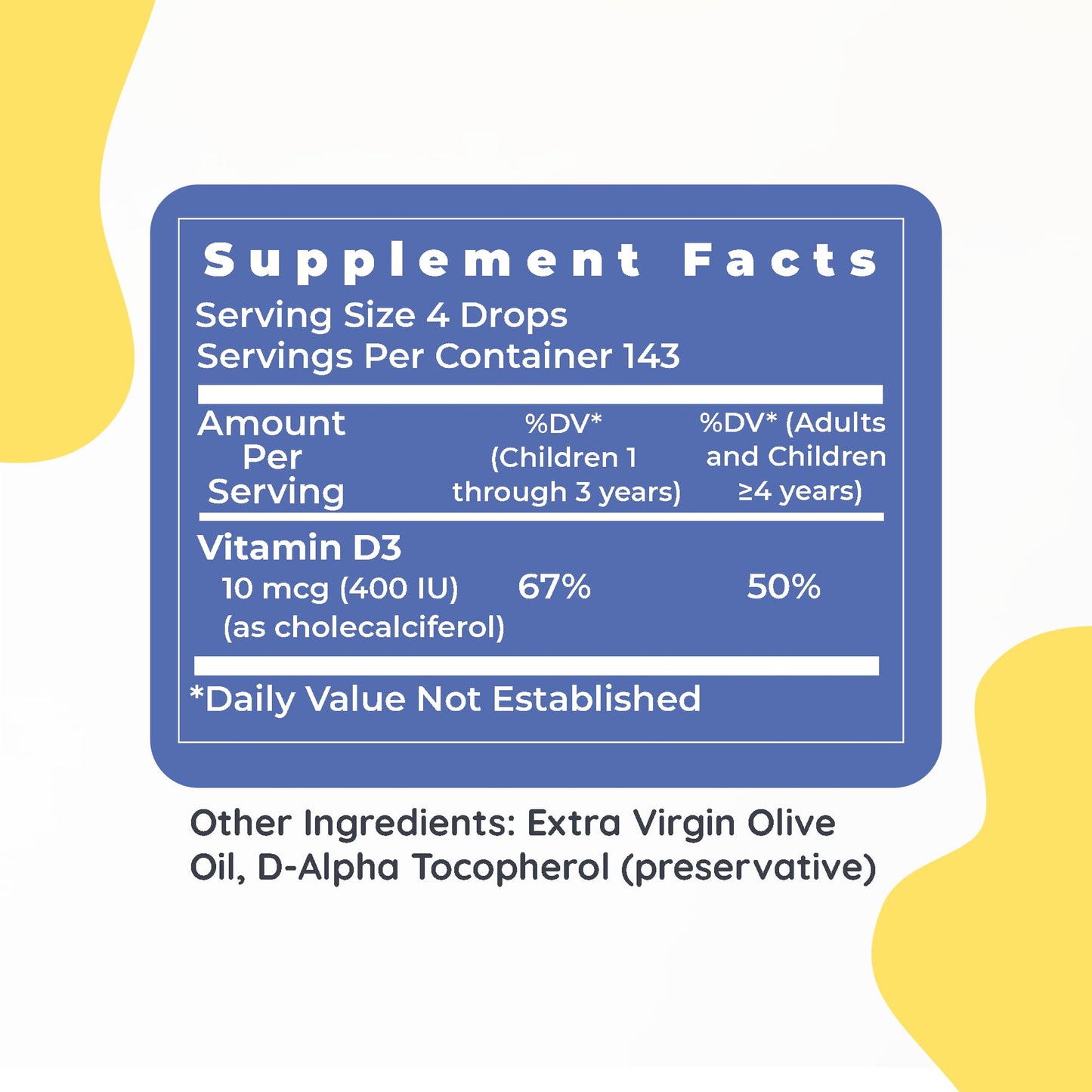 Premier Research Labs Vitamin D3 for Kids - Vitamin D Drops for Children, Kids Liquid Vitamin D, 400 IU Per Serving, Supports Healthy Brain Development - 0.43 fl oz Premier Research LabsBuy Supplements Australia