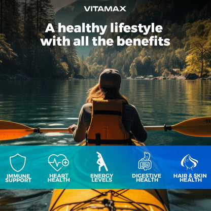 Sea Moss, Maca, Black Seed Oil, Ashwagandha, Bladderwrack, Turmeric VitamaxBuy Supplements Australia