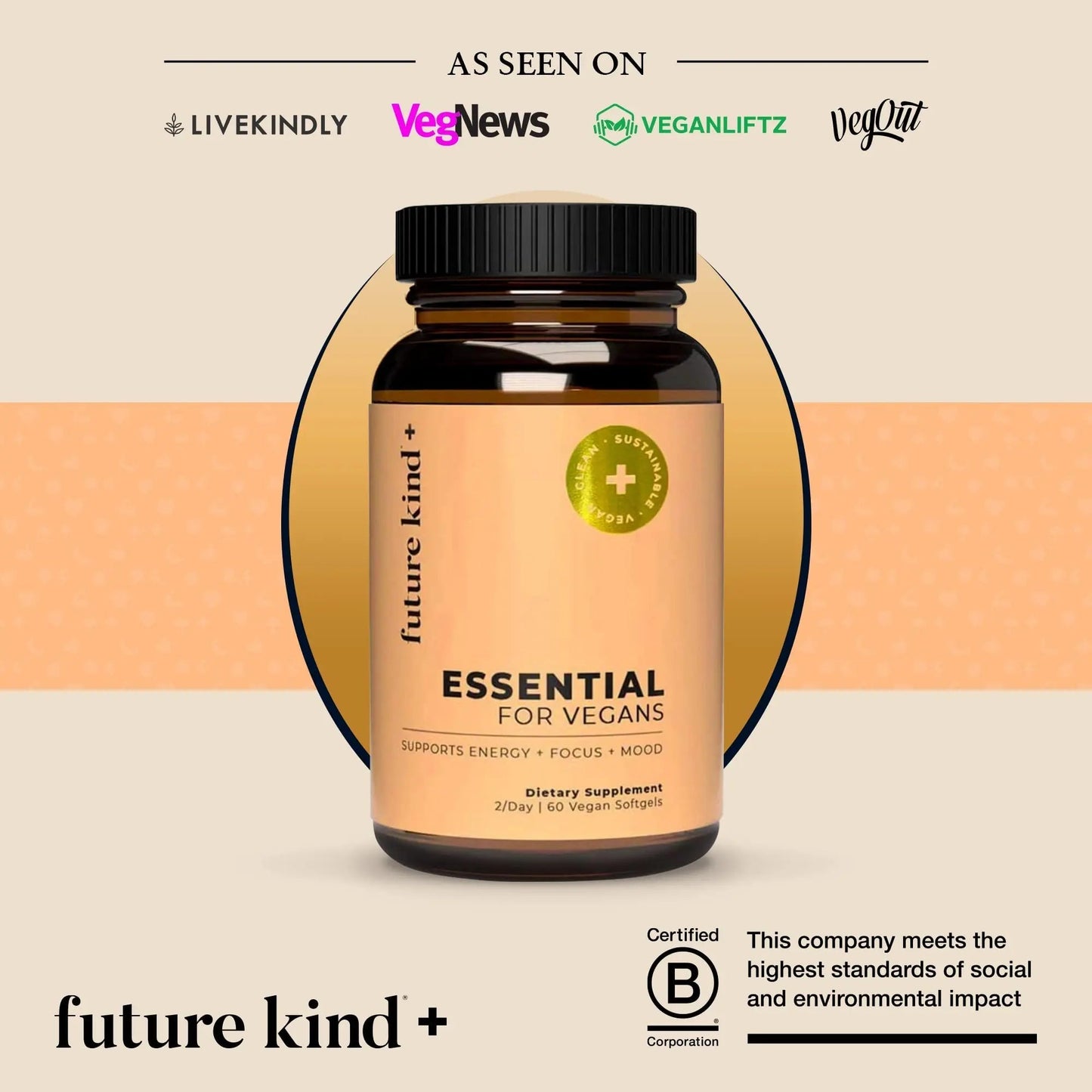 Future Kind Multivitamin Bundle - Vegan Complete Multivitamin and Vegan Essential Multivitamin - Vegan Vitamin B12, Omega 3, and Vitamin D3 - Complete Multivitamin, 42 Vitamins in 1 for Men and Women Future KindBuy Supplements Australia