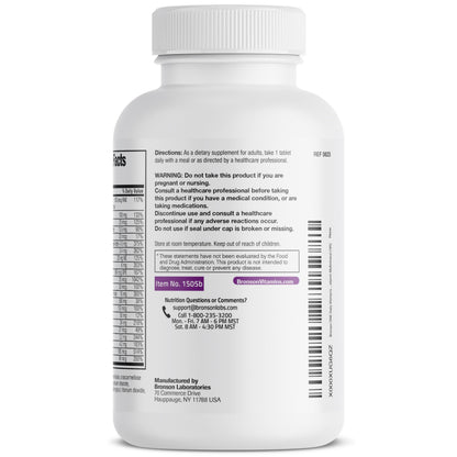 Bronson ONE Daily Women’s 50+ Complete Multivitamin Multimineral, 180 Tablets BronsonBuy Supplements Australia