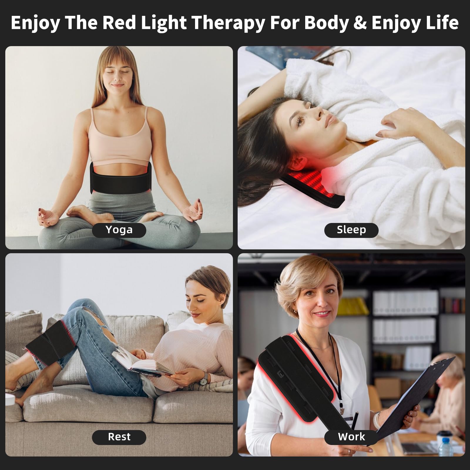 Red Light Therapy Belt, Infrared Light Therapy Wrap, 384PCS Red Light &Infrared Light HaSoCareBuy Supplements Australia