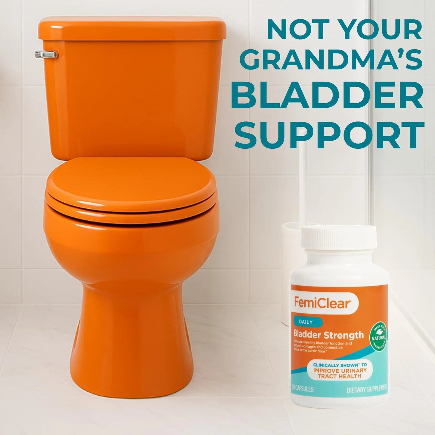 FemiClear Bladder Strength Supplement | Bladder Control & Wellness | 60 Capsules, 30 Day Supply | Made with Natural Ingredients | for Women & Men FemiClearBuy Supplements Australia