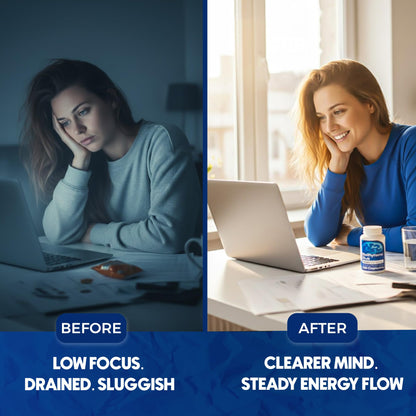 FitVitality Methylene Blue Capsules – Formulate CoQ10, PQQ, Vitamin C, L-Theanine, Cacao – 120 Vegan Capsules per Bottle – No Flavor, Easy Daily Use FitVitalityBuy Supplements Australia