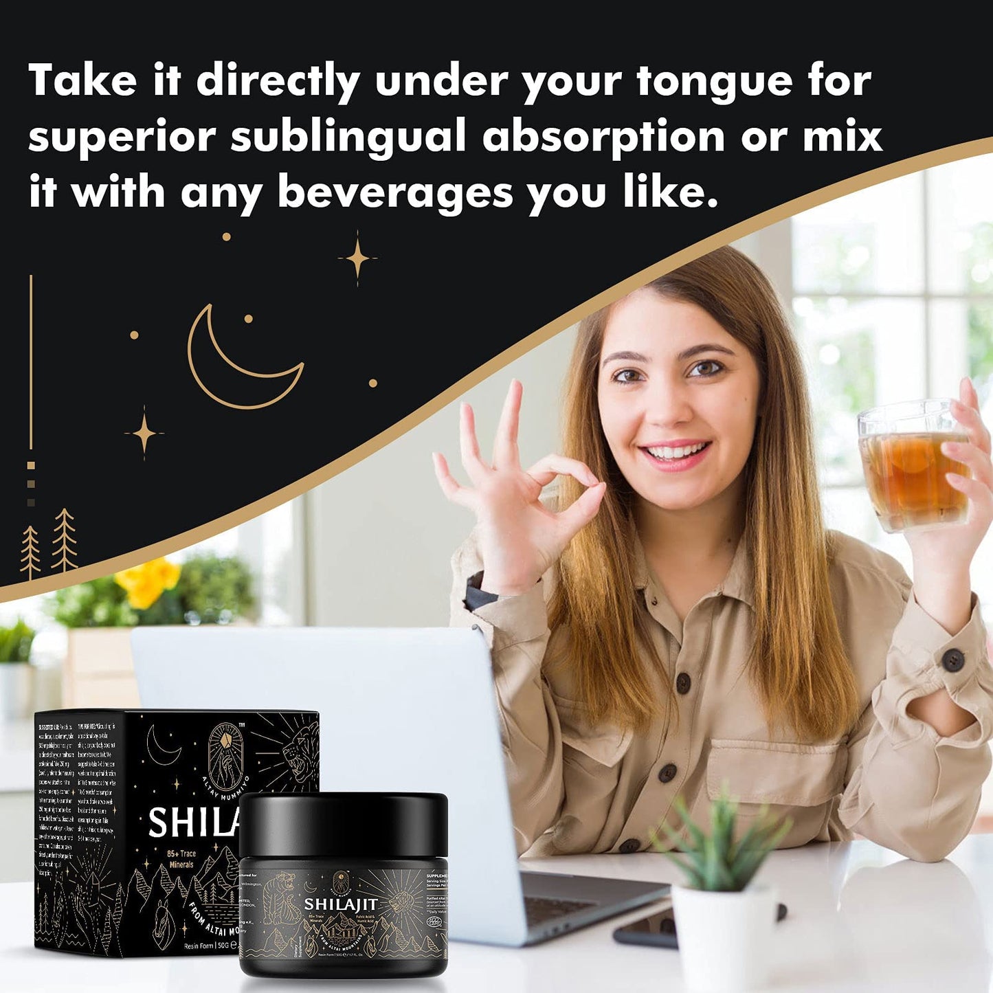 Shilajit Resin with Fulvic Acid & Trace Minerals, Original Siberian Pure Shilajit with 85+ Humic ALTAY MUMMIYOBuy Supplements Australia