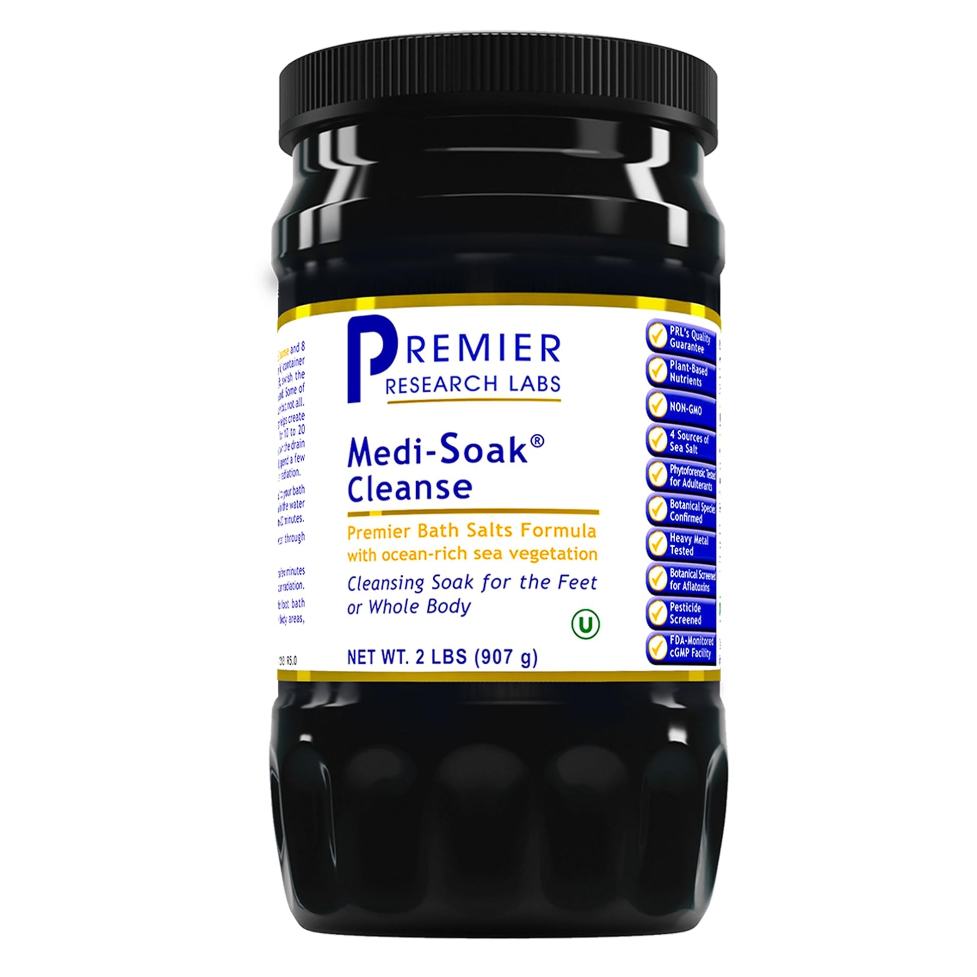 Premier Research Labs Medi-Soak - Bath Salts for Foot and Body Soak, Sea Salt Bath for Women and Men, Relaxing Mineral Bath Soak, Gentle Exfoliant, Organic, Vegan, No Added Fillers - 2 Lb Premier Research LabsBuy Supplements Australia