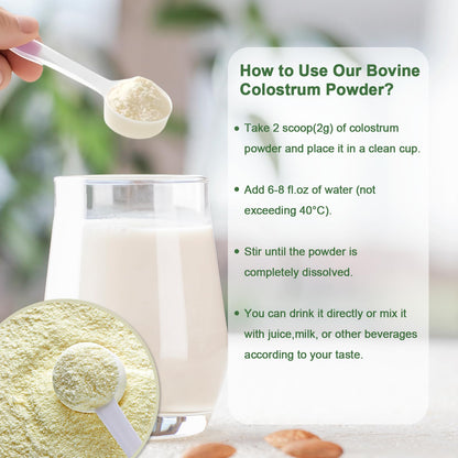 MICYDELAS Bovine Colostrum Supplement Powder 50% IgG Premium Bovine Colostrum for Gut Health Support, Immune Support, Muscle Recovery & Overall Wellness, Grass Fed, Non-GMO, Unflavored, 60 Servings MICYDELASBuy Supplements Australia