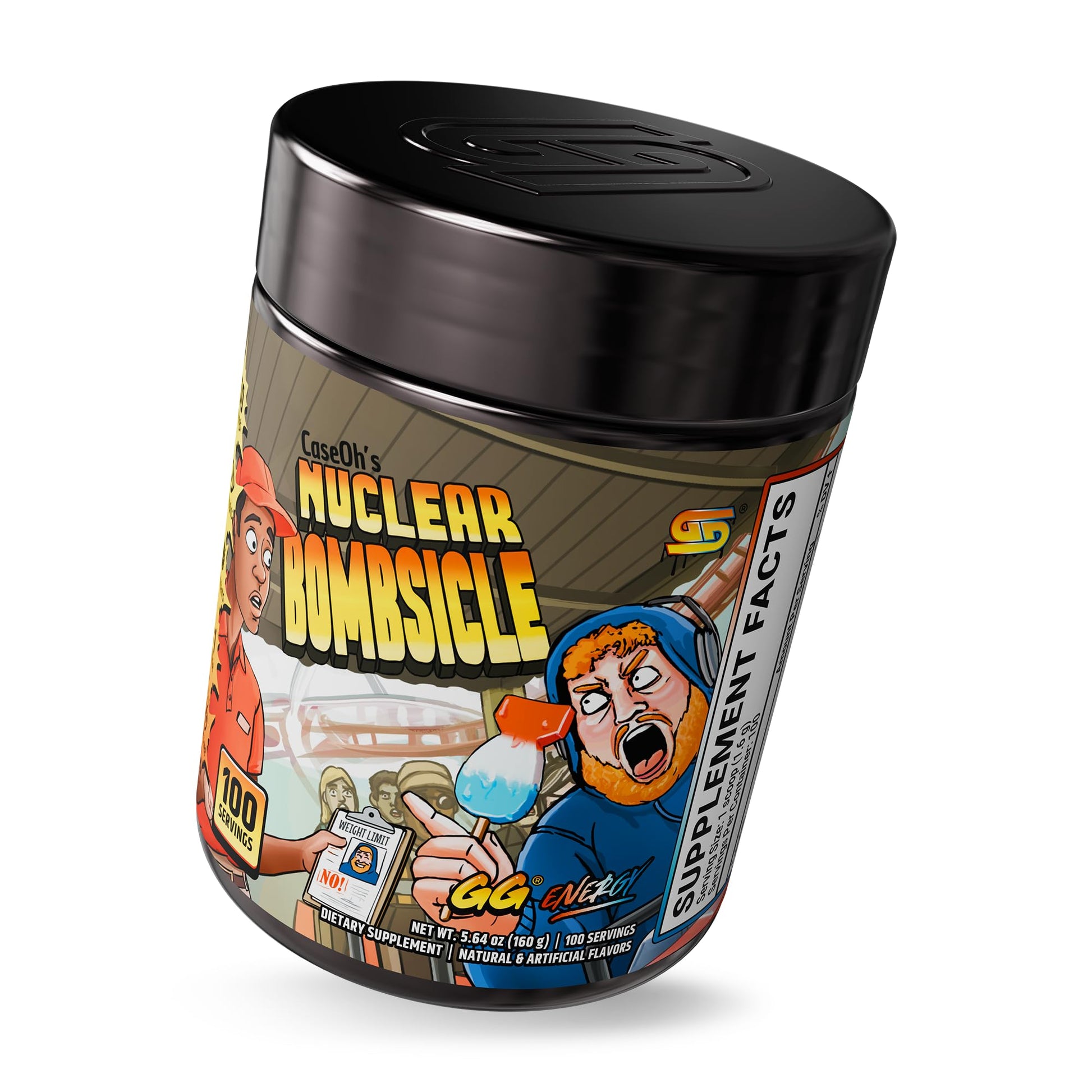 Gamer Supps GG Energy - CaseOh's Nuclear Bombsicle by CaseOh (100 Servings) - Keto Friendly Gaming Energy and Nootropic Blend, Sugar Free + Organic Caffeine + Vitamins + Immune Support, Powder Drink Gamer SuppsBuy Supplements Australia