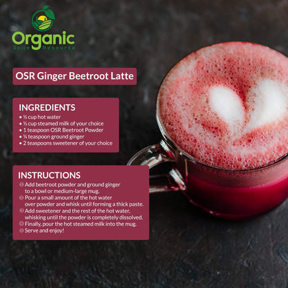 Organic Beet Root Powder | 8 oz or 226g | USDA Organic Approved, Raw and Non GMO Organic Spice ResourceBuy Supplements Australia