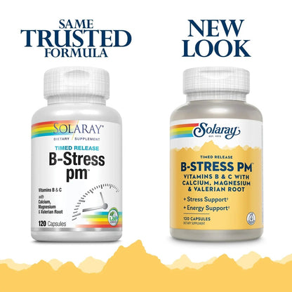 SOLARAY B-Stress P.M. | 120 caps SOLARAYBuy Supplements Australia