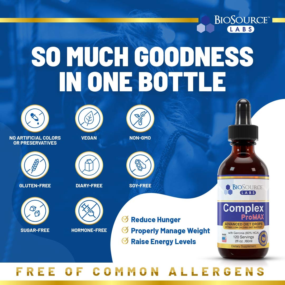 BioSource Labs Complex ProMAX Premium Diet Drops (1 x 2 oz Bottle) BioSource LabsBuy Supplements Australia