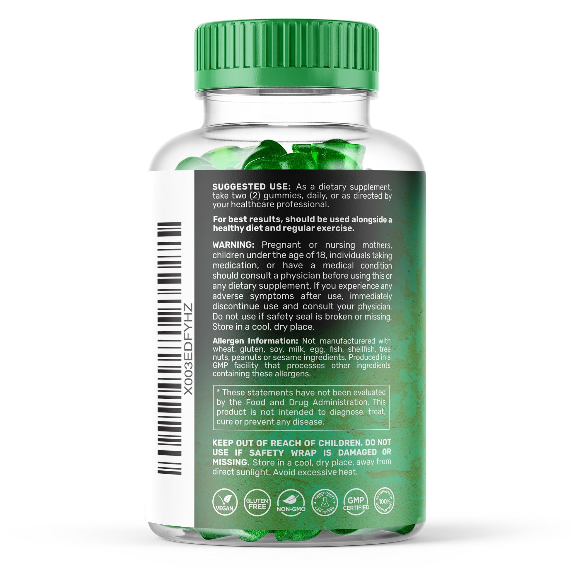 WELLNESS LABSRX Sea Moss Gummies, 3200mg Irish Sea Moss Mixed Berry Flavor with Maximum Potency Bladderwrack and Burdock Root - Supports Skin, Energy and Immunity - 180 Count WELLNESS LABSRXBuy Supplements Australia