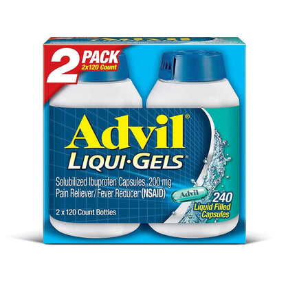 Advil Liqui-Gels (2pk, 120 Count) AdvilBuy Supplements Australia