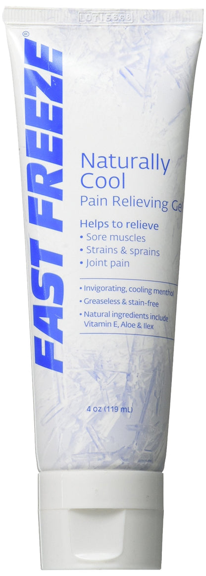 Fast Freeze All-Natural Cooling Pain Relief Therapy: Gel Tube, 4 fl oz Fast FreezeBuy Supplements Australia
