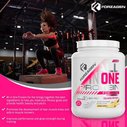 Forzagen All in One Protein for Her, Protein Powder for Women with Collagen Peptides ForzagenBuy Supplements Australia