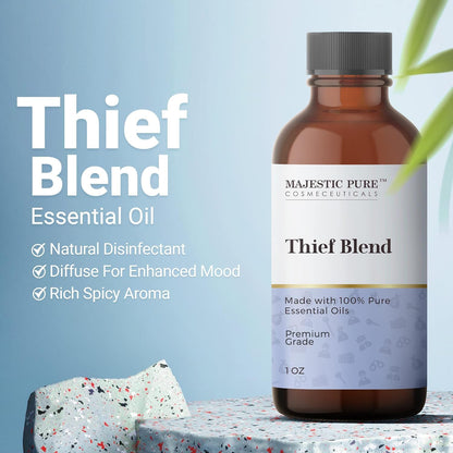Majestic Pure Thieves Essential Oil Blend | 100% Pure Premium Oil for Uplifting Mood, DIY Products MAJESTIC PUREBuy Supplements Australia
