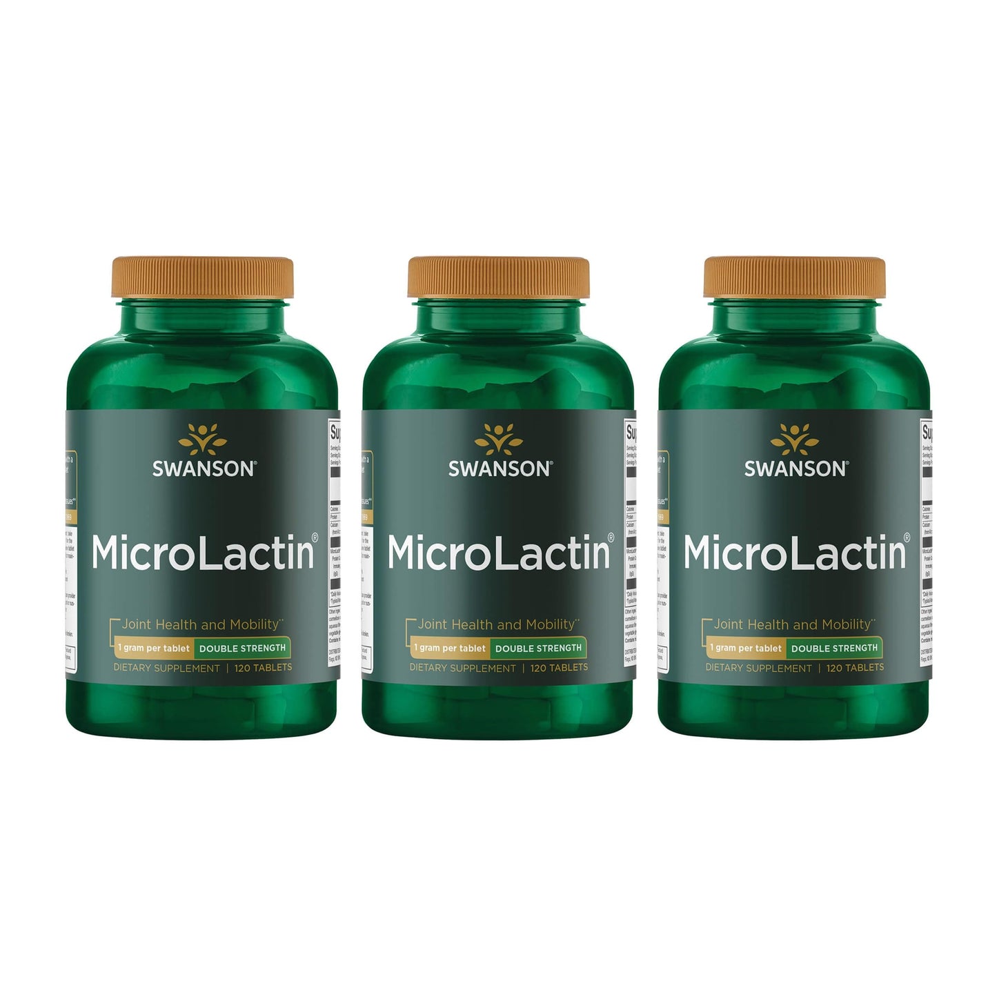 Swanson Microlactin Double Strength 1000 Milligrams 120 Tabs (3 Pack) SwansonBuy Supplements Australia