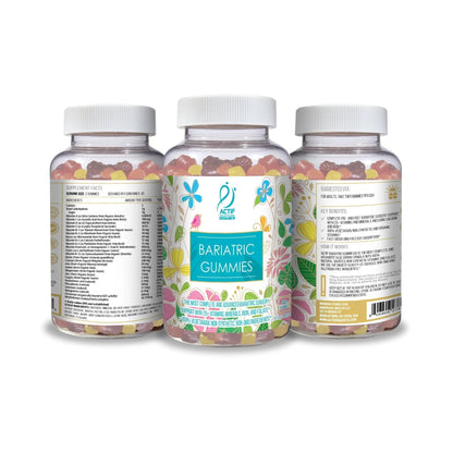 ACTIF Organic Bariatric Gummies with 25+ Organic Vitamins and Minerals for Bariatric Surgery, Advanced Formula ACTIF