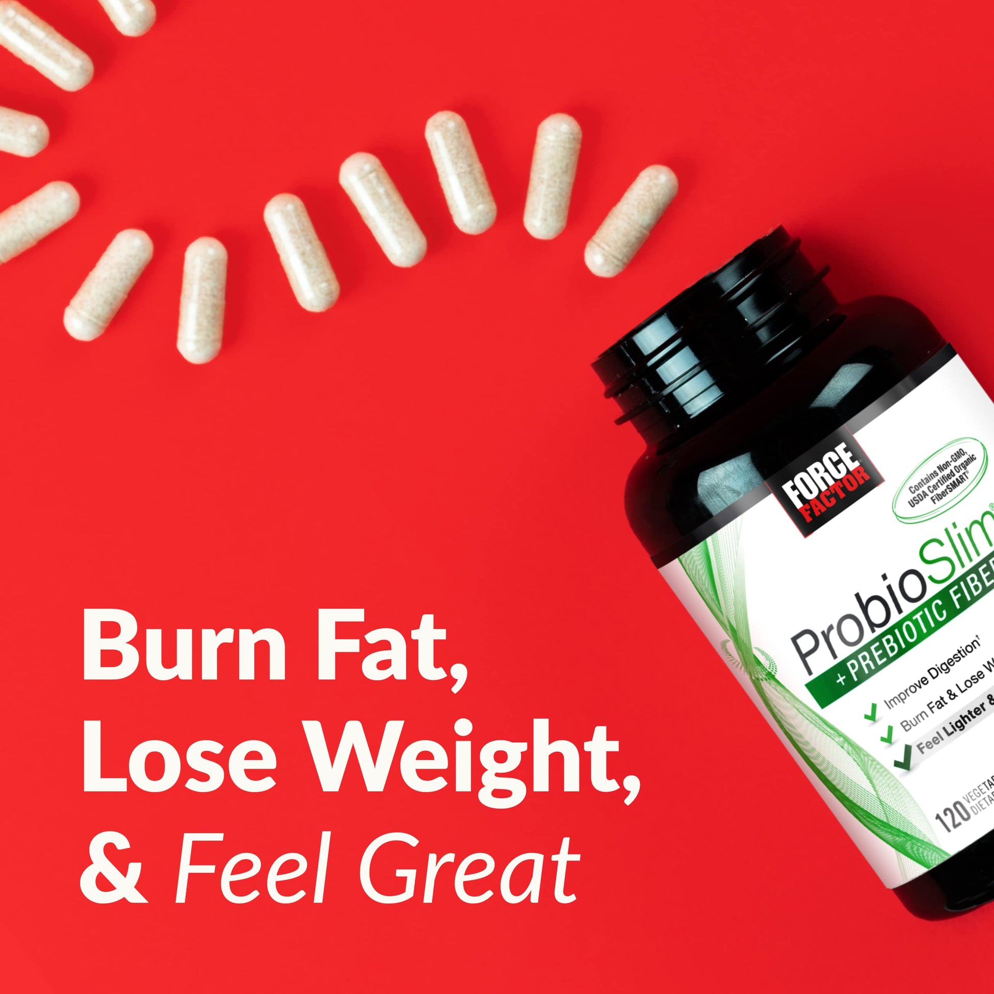 Force Factor ProbioSlim + Prebiotic Fiber Weight Loss Supplement for Women and Men Force FactorBuy Supplements Australia