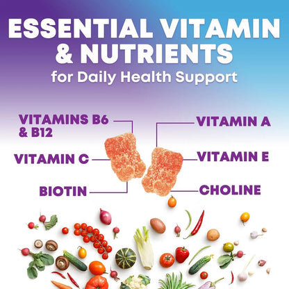 Multivitamin Gummies for Adults - Complete Adult Multivitamins Gummy with Essential Vitamins A, C, D, E, & High Potency B12 for Women & Men Nature's ChoiceBuy Supplements Australia