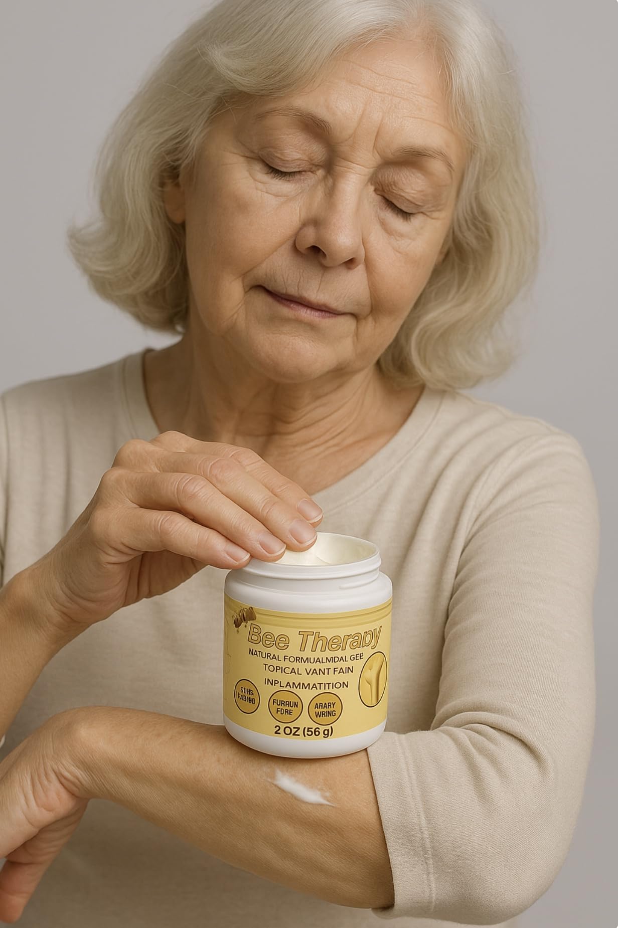 Bee Therapy Cream | Natural Formula with Bee Extract | Topical Use for Joints, Knees, Back & Muscles | 2 oz (56 g) | Paraben Free | Non-Greasy | Lightweight | Made in USA GenericBuy Supplements Australia