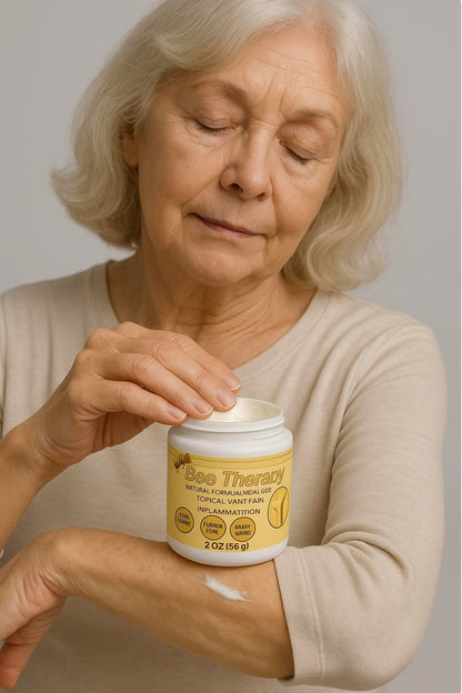 Bee Therapy Cream | Natural Formula with Bee Extract | Topical Use for Joints, Knees, Back & Muscles | 2 oz (56 g) | Paraben Free | Non-Greasy | Lightweight | Made in USA GenericBuy Supplements Australia