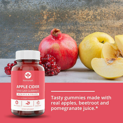 Nutriumph Apple Cider Vinegar Gummies with The Mother Vegan – Weight Loss, Detox NutriumphBuy Supplements Australia