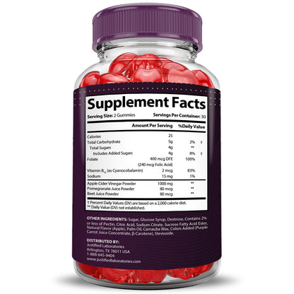 (3 Pack) Proton Protein Keto ACV Gummies Advanced Formula 1000MG Proton Keto Justified LaboratoriesBuy Supplements Australia