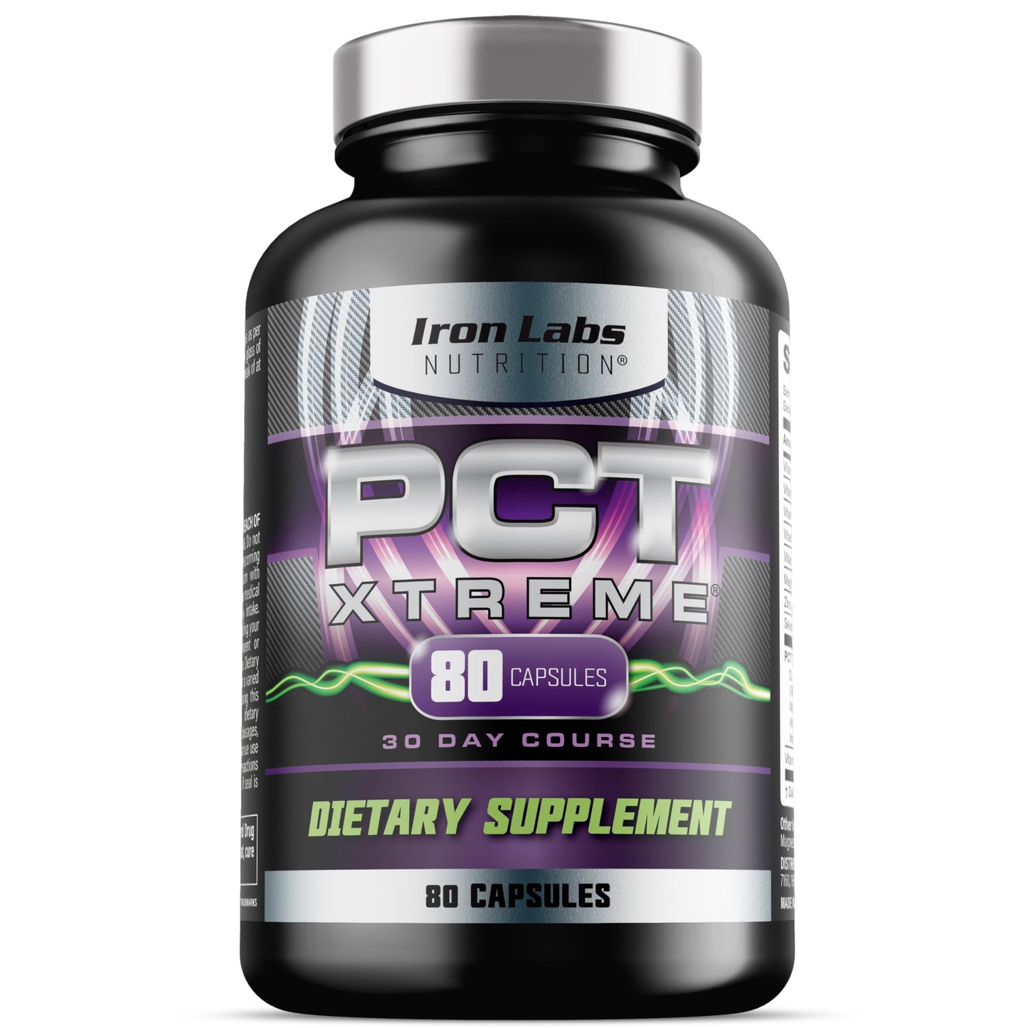 Iron Labs Nutrition PCT Xtreme - PCT Supplement for Men - 30 Day Course - Post Cycle Support Booster (80 Capsules) Iron Labs NutritionBuy Supplements Australia