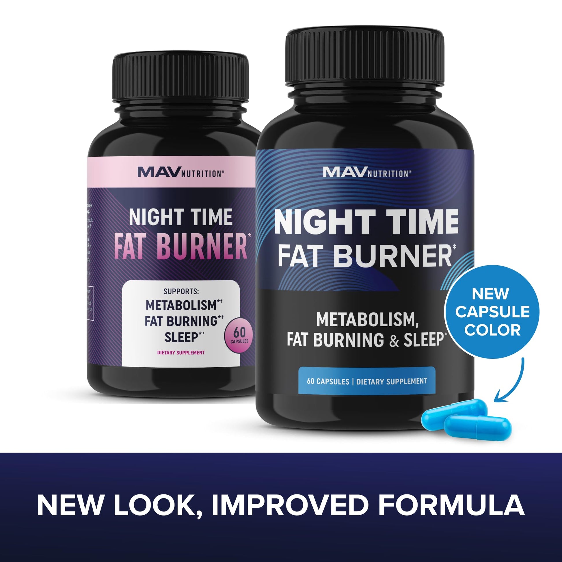 Night Time Fat Burner | Weight Loss Support for Women | Appetite Suppressant, Carb Block MAV NUTRITIONBuy Supplements Australia