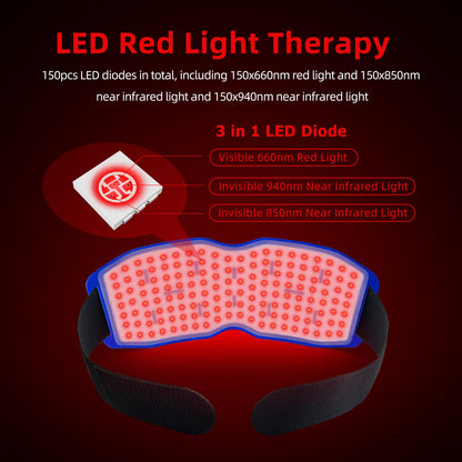 Yoveck Red Light Therapy Belt, Silicone Red Light Therapy Pad Near Infrared Light Therapy YoveckBuy Supplements Australia